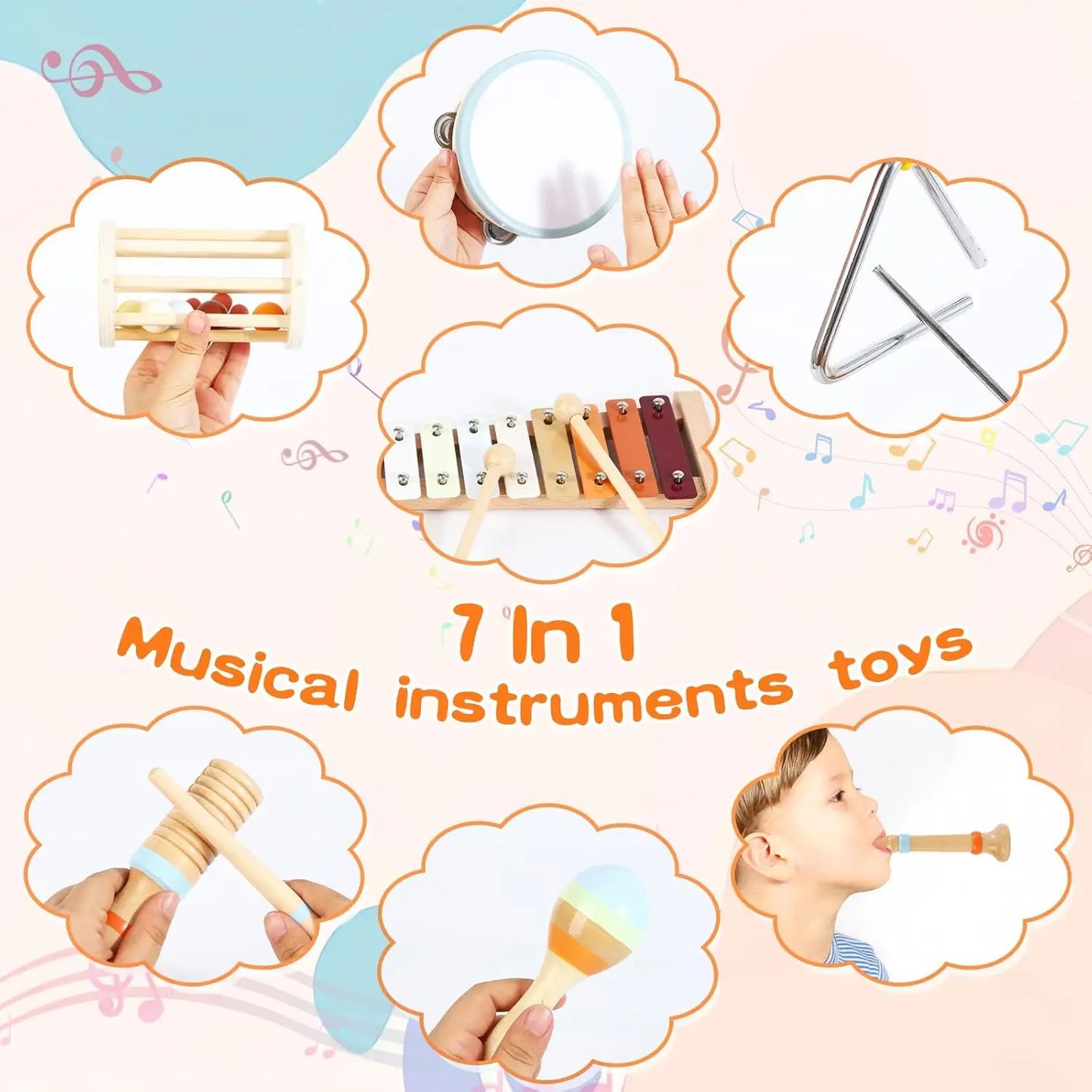 Preschool Musical Instruments – Montessori Xylophone Set