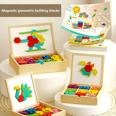 Magnetic TCPS Geometric Building Blocks – Early Educational Toys & New Year Gifts for Kids