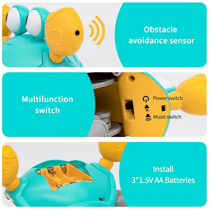 Interactive Dancing Crab Toy – Smart Sensor Escape Toy for Kids