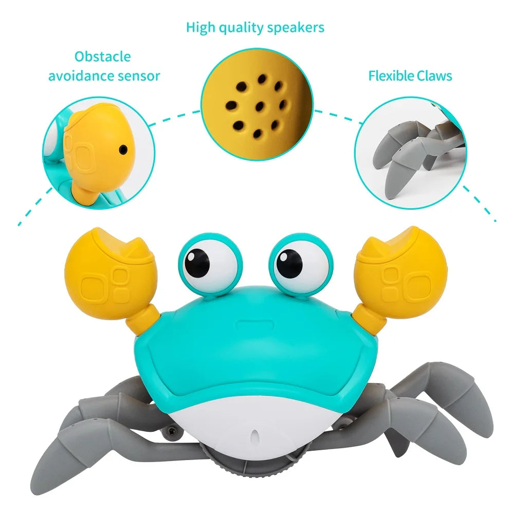 Interactive Dancing Crab Toy – Smart Sensor Escape Toy for Kids