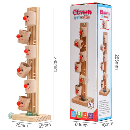 Wooden Montessori Clown Pattern