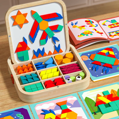 288PCS Magnetic Geometry Puzzle – Educational Toy & Gift