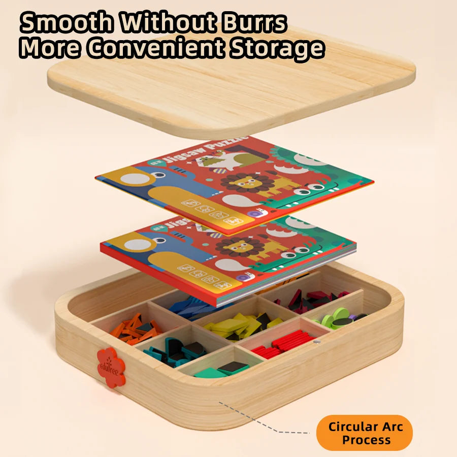 288PCS Magnetic Geometry Puzzle – Educational Toy & Gift