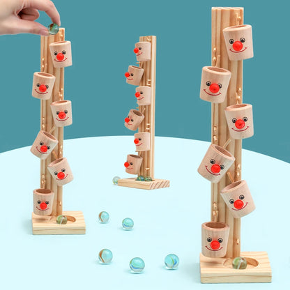 Wooden Montessori Clown Pattern
