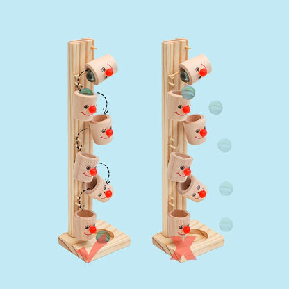 Wooden Montessori Clown Pattern