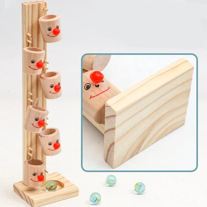 Wooden Montessori Clown Pattern